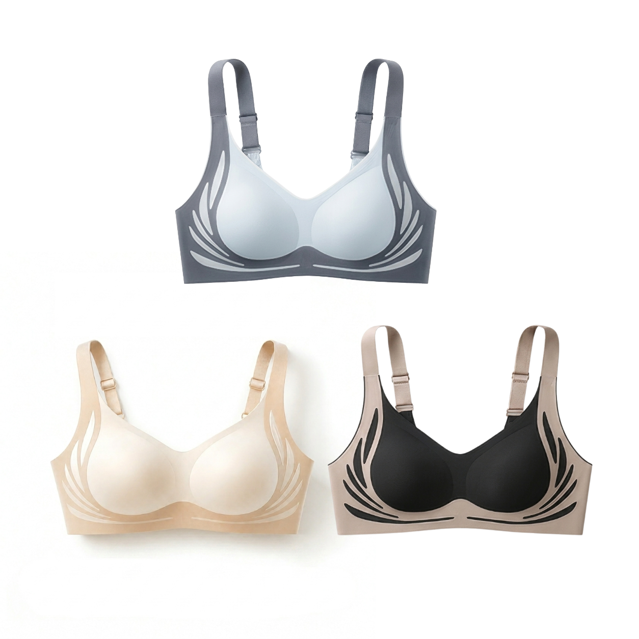 3-pic-premium-quality-push-up-bra-image-1 3 Pis Premium Quality Push Up Bra - Image 1